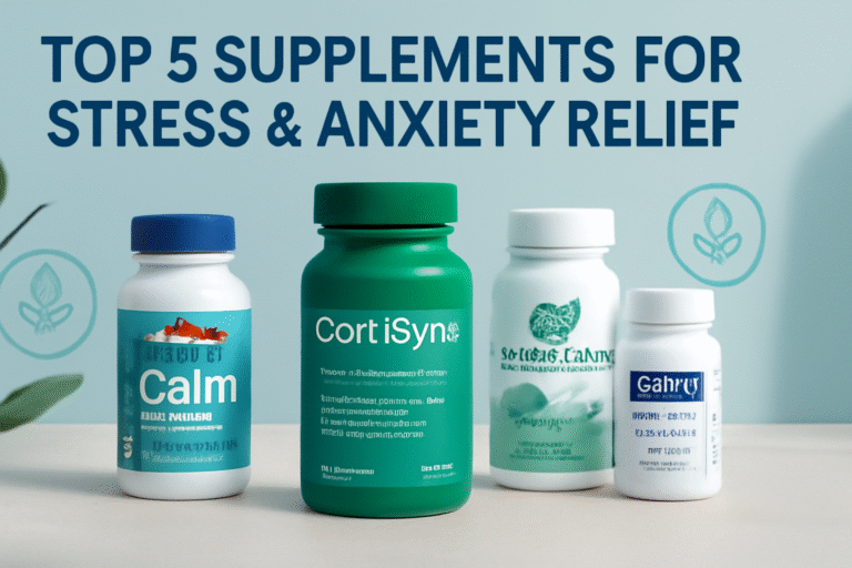 Top 5 Supplements for Stress and Anxiety Relief