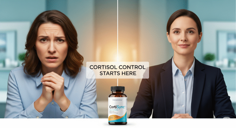 What does cortisol do - stress hormone effects on body with CortiSync solution