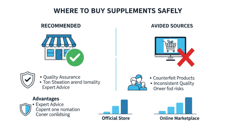 Buy CortiSync supplements guide showing 5 verified sellers with pricing comparison and official store benefits