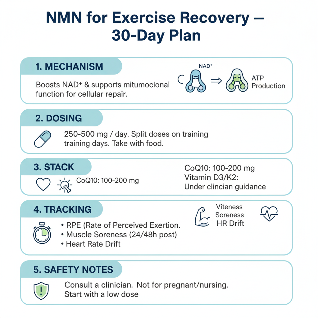 Infographic explaining 'is nmn legal' with 5 key facts about its FDA and EU status, and how to choose a compliant brand.