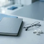 male fertility supplements reviewed with research notes capsules and water on a desk